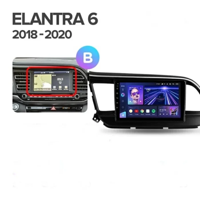 Navigatie Auto Teyes CC3 Hyundai Elantra 6 2018-2020 6+128GB 9" QLED Octa-core 1.8Ghz, Android 4G Bluetooth 5.1 DSP