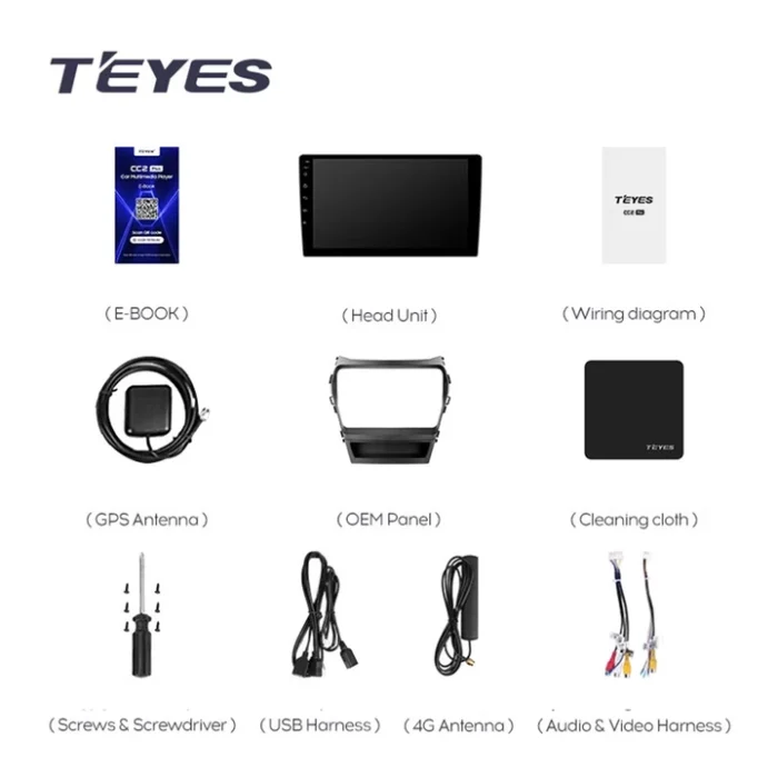 p_0743836972904_santa_fe_3_2013_2016_3_1280x720 Navigatie Auto Teyes CC3 360 Hyundai Santa Fe 3 2013-2018 6+128GB 9" QLED Octa-core 1.8Ghz Android 4G Bluetooth 5.1 DSP