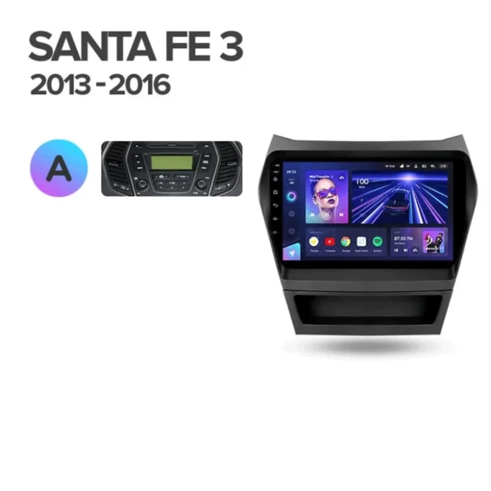 p_0743836972904_santa_fe_3_a_1280x720 Navigatie Auto Teyes CC3 360 Hyundai Santa Fe 3 2013-2018 6+128GB 9" QLED Octa-core 1.8Ghz Android 4G Bluetooth 5.1 DSP