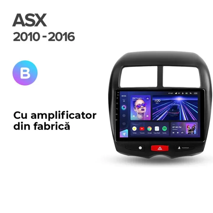 Navigatie Auto Teyes CC3 2K Mitsubishi ASX 1 2010-2016 6+128GB 10.36" QLED Octa-core 2Ghz, Android 4G Bluetooth 5.1 DSP