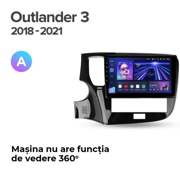 p_0743836980374_outlander_2018_2021_a_1280x720 Navigatie Auto Teyes X1 WiFi Mitsubishi Outlander 3 2018-2021 2+32GB 10.2" IPS Quad-core 1.3Ghz, Android Bluetooth 5.1 DSP