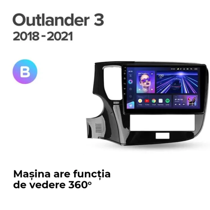 p_0743836980381_outlander_2018_2021_b_1280x720 Navigatie Auto Teyes CC3 2K Mitsubishi Outlander 3 2018-2021 4+32GB 10.36" QLED Octa-core 2Ghz Android 4G Bluetooth 5.1 DSP