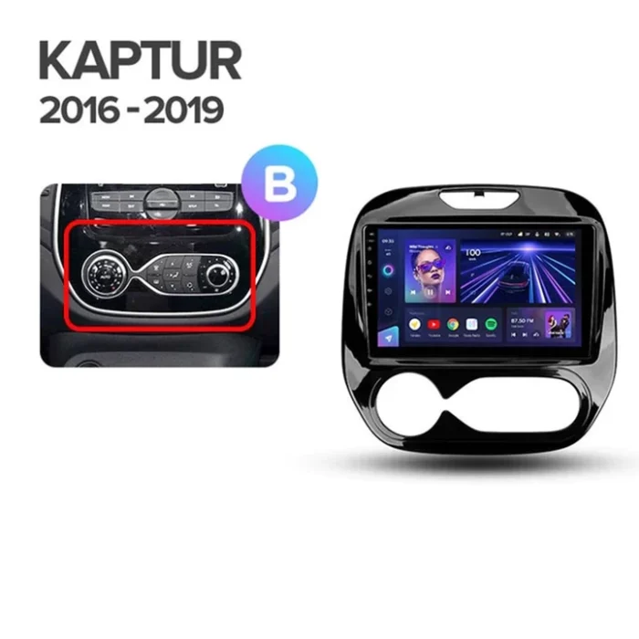 Navigatie Auto Teyes CC2 Plus Renault Captur 2016-2019 6+128GB 9" QLED Octa-core 1.8Ghz, Android 4G Bluetooth 5.1 DSP