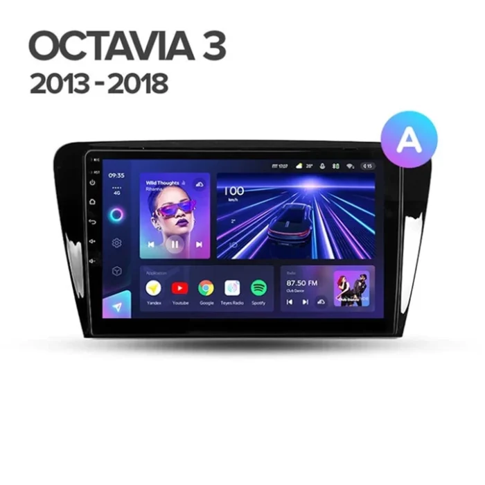 p_0743836987106_octavia_3_2013_2018_a_1280x720 Navigatie Auto Teyes CC3 2K Skoda Octavia 3 2013-2018 4+32GB 10.36" QLED Octa-core 2Ghz Android 4G Bluetooth 5.1 DSP