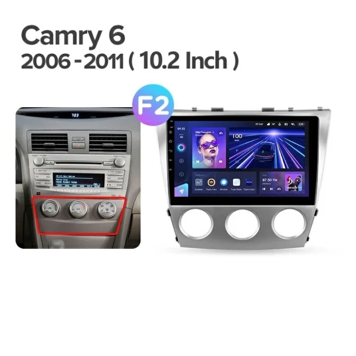 p_0743836990571_camry_6xv_40_50_2006_2011_f2_1280x720 Navigatie Auto Teyes X1 WiFi Toyota Camry 6 2006-2011 2+32GB 9" IPS Quad-core 1.3Ghz, Android Bluetooth 5.1 DSP