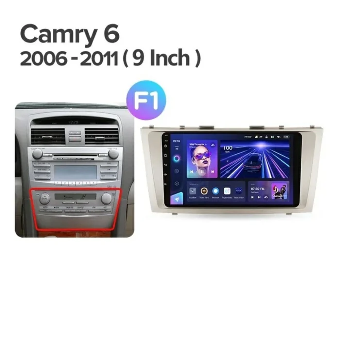 p_0743836990601_camry_6xv_40_50_2006_2011_f1_1280x720 Navigatie Auto Teyes CC3 2K Toyota Camry 6 2006-2011 6+128GB 9.5" QLED Octa-core 2Ghz, Android 4G Bluetooth 5.1 DSP