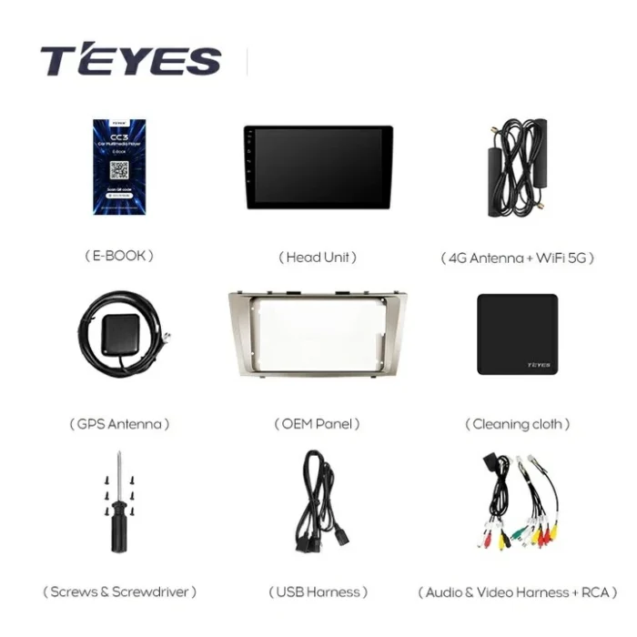 p_0743836990618_camry_6xv_40_50_2006_2011_accesorii_1280x720 Navigatie Auto Teyes CC3 360° Toyota Camry 6 2006-2011 6+128GB 9" QLED Octa-core 1.8Ghz, Android 4G Bluetooth 5.1 DSP