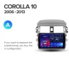 Navigatie Auto Teyes CC2 Plus Toyota Corolla 10 2006-2013 4+64GB 9" QLED Octa-core 1.8Ghz, Android 4G Bluetooth 5.1 DSP