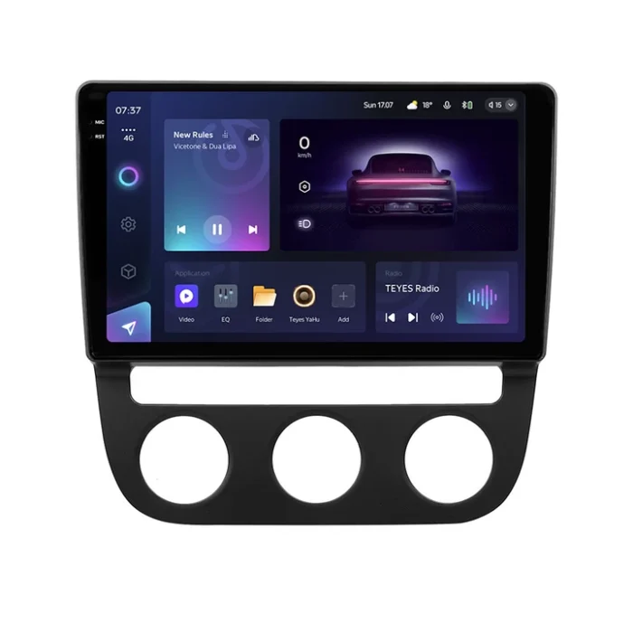 Navigatie Auto Teyes CC3 2K Volkswagen Jetta 5 2005-2010 4+64GB 10.36" QLED Octa-core 2Ghz