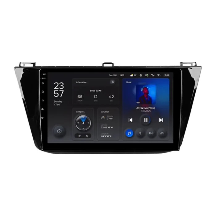 Navigatie Auto Teyes X1 4G Volkswagen Tiguan 2 2016-2023 2+32GB 10.2" IPS Octa-core 1.6Ghz Android 4G Bluetooth 5.1 DSP Teyes