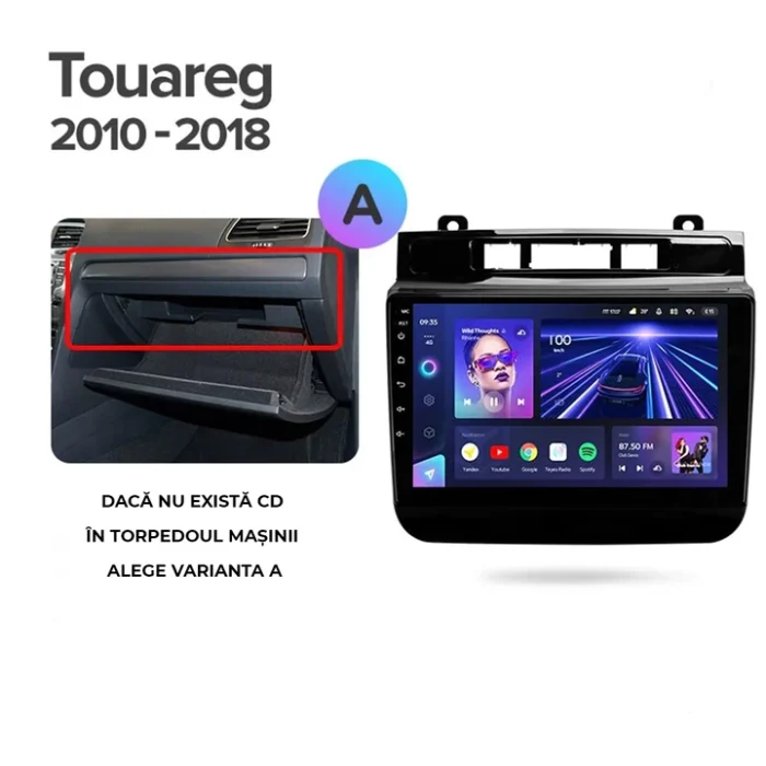 Navigatie Auto Teyes CC3 Volkswagen Touareg 2 2010-2018 6+128GB 9" QLED Octa-core 1.8Ghz, Android 4G Bluetooth 5.1 DSP