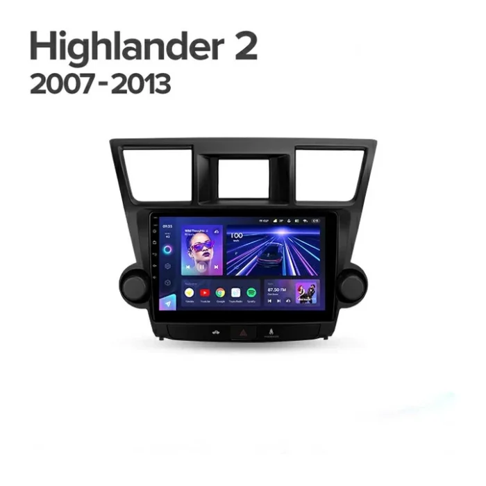 p_0743837005250_highlander_2_2007_varianta_c_1280x720 Navigatie Auto Teyes CC2 Plus Toyota Highlander 2 2007-2013 6+128GB 10.2" QLED Octa-core 1.8Ghz, Android 4G Bluetooth 5.1 DSP