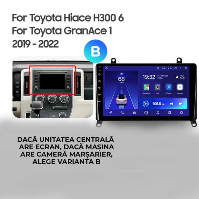 p_0755249815839_hiace_h300_6_2019_2022granace_1_2019_2022_a_varb_1280x720 Navigatie Auto Teyes CC2 Plus Toyota GranAce 1 2019-2022 4+64GB 9" QLED Octa-core 1.8Ghz, Android 4G Bluetooth 5.1 DSP