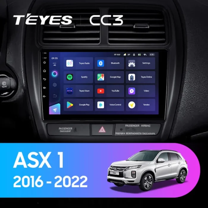 p_0755249817338_asx_1_2016_2023_a_modelmasina_1280x720 Navigatie Auto Teyes CC2 Plus Mitsubishi ASX 2 2016-2023 4+32GB 9" QLED Octa-core 1.8Ghz Android 4G Bluetooth 5.1 DSP