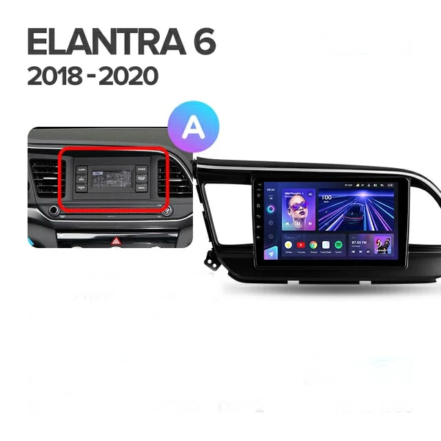 p_0755249822752_elantra_6_2018_2020_a_1280x720 Navigatie Auto Teyes CC3L Hyundai Elantra 6 2018-2020 4+64GB 9" IPS Octa-core 1.6Ghz, Android 4G Bluetooth 5.1 DSP