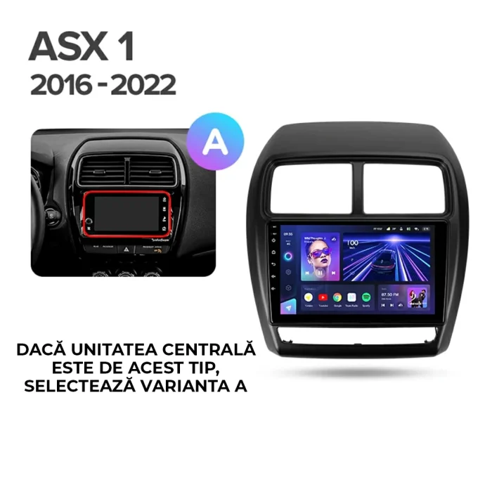 Navigatie Auto Teyes CC3L Mitsubishi ASX 2 2016-2023 4+32GB 9" IPS Octa-core 1.6Ghz Android 4G Bluetooth 5.1 DSP