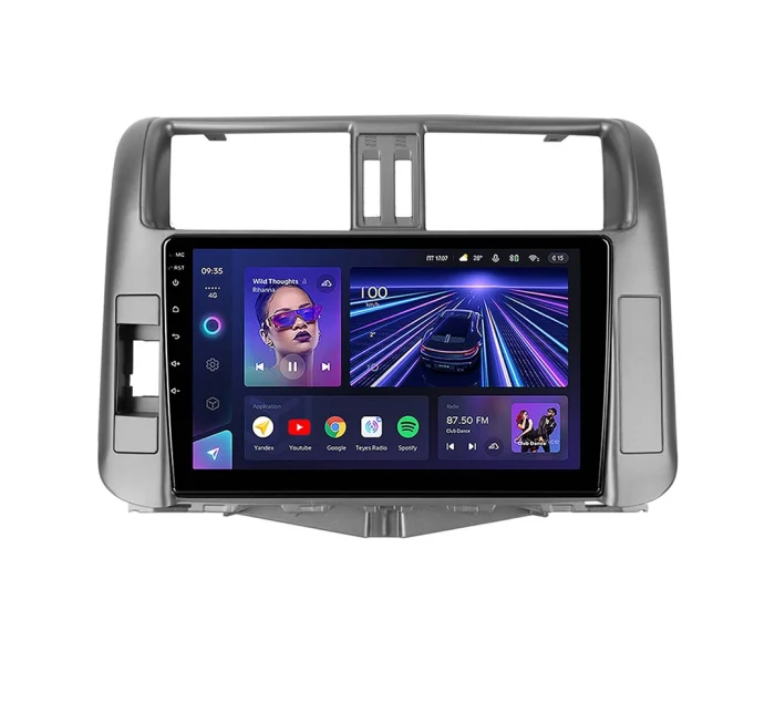 Navigatie Auto Teyes CC3 Toyota Land Cruiser Prado J150 2009-2013 6+128GB 9" QLED Octa-core 1.8Ghz