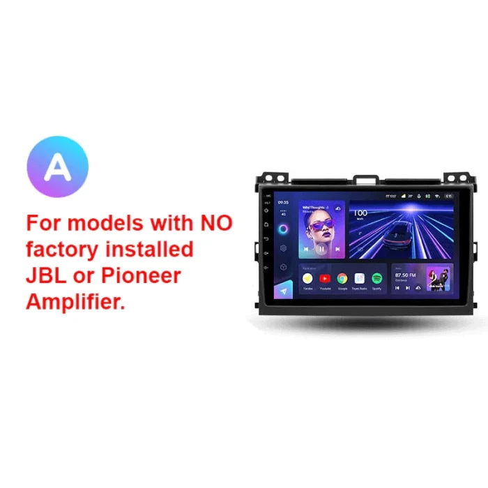 Navigatie Auto Teyes CC2 Plus Toyota Land Cruiser Prado J120 2002-2009 4+64GB 9" QLED Octa-core 1.8Ghz, Android 4G Bluetooth 5.1 DSP