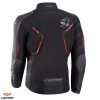 Geaca (jacheta) motociclete barbati Racing/Roadster Ixon iarna model Cell MS culoare: negru/gri/rosu