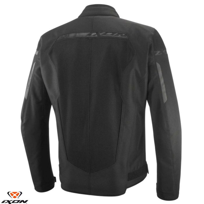 Geaca (jacheta) motociclete barbati Racing/Roadster Ixon All season model T-Rex MS culoare: negru