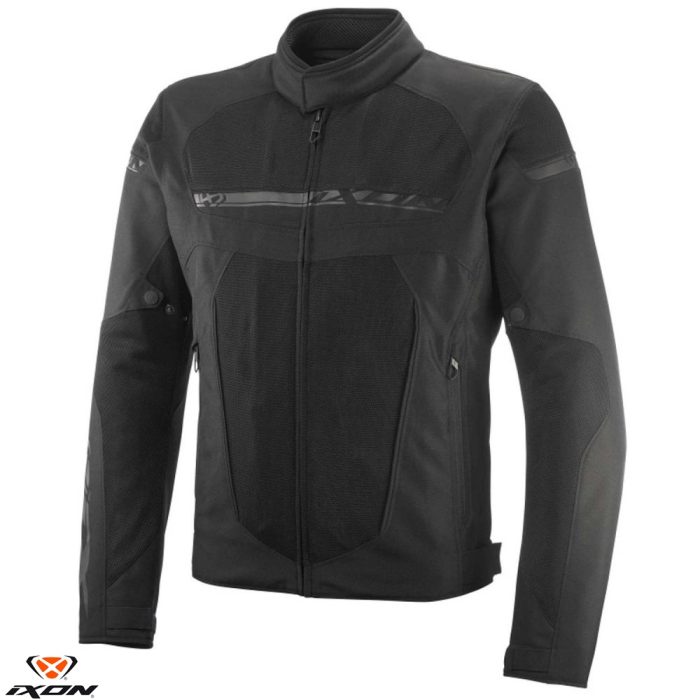 Geaca (jacheta) motociclete barbati Racing/Roadster Ixon All season model T-Rex MS culoare: negru