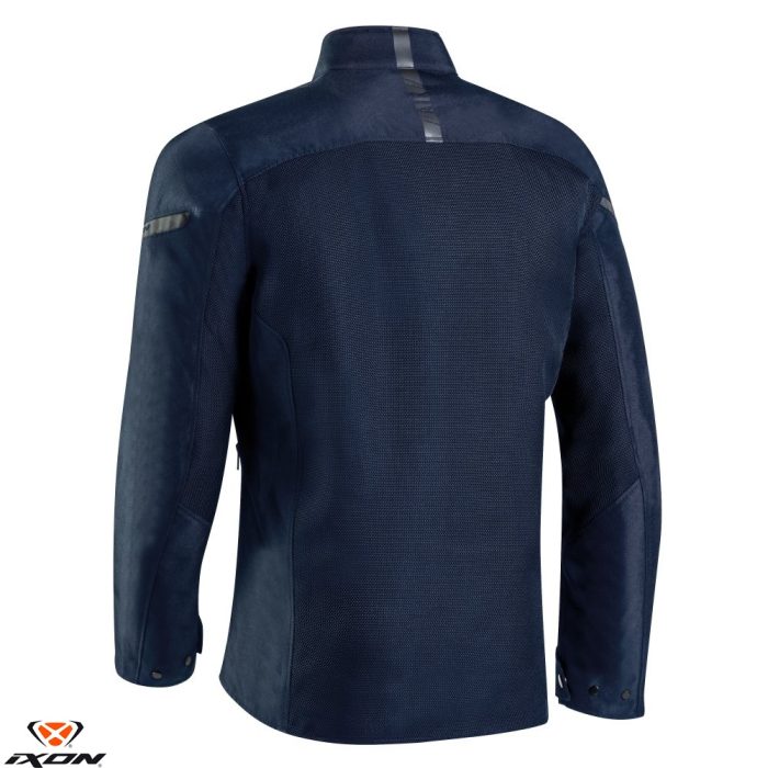 Geaca (jacheta) motociclete barbati Racing/Roadster Ixon vara model Fresh MS culoare: navy (albastru)