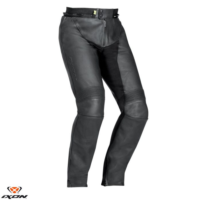 Pantaloni moto barbati piele Roadster Ixon vara model Hawk Pant MS culoare: negru
