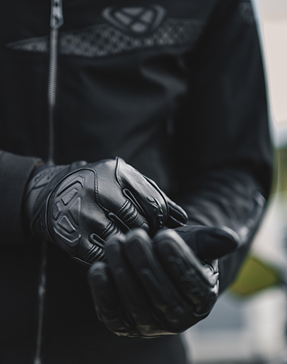 Manusi barbati Roadster vara piele Ixon model MIG 2 Leather MS culoare: negru