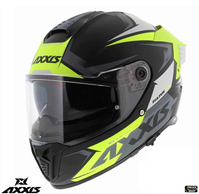Casca integrala Axxis Hawk SV Judge B3 galben fluor mat negru mat (ochelari soare integrati) Casca integrala Axxis Hawk SV Judge B3 galben fluor mat negru mat (ochelari soare integrati)