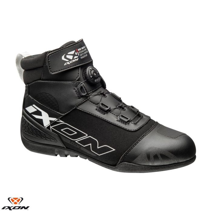 Ghete moto Roadster barbati all season Ixon model Ranker MS culoare: negru/alb