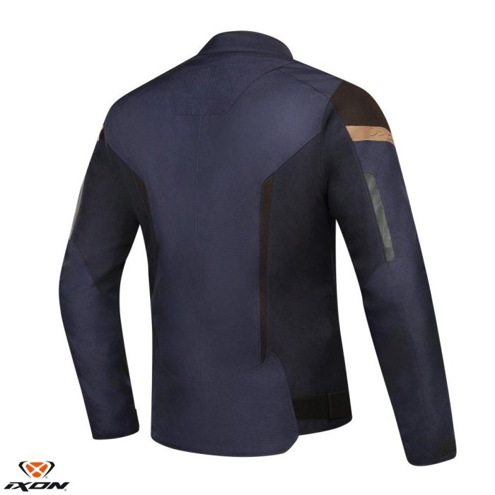 Geaca (jacheta) motociclete barbati Urban/Heritage Ixon mid-season model Striker Retro WP MS culoare: negru/navy/maro