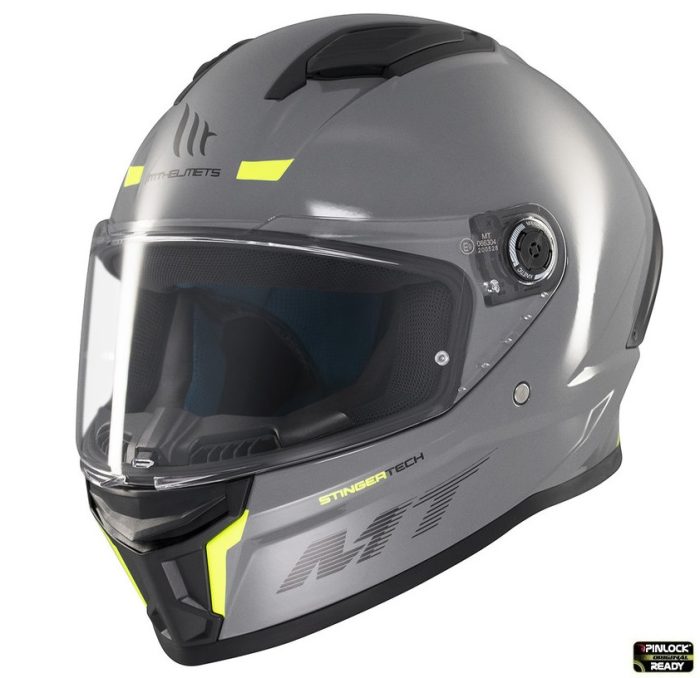 Casca integrala MT Stinger 2 A12 gri lucios