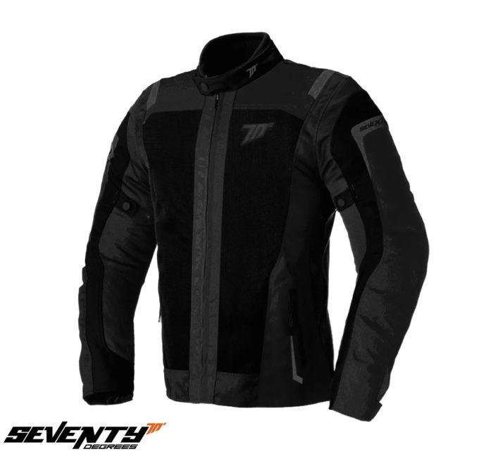 Geaca (jacheta) motociclete barbati Touring Seventy vara model SD-JT66 Sahara culoare: negru