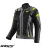 Geaca (jacheta) motociclete femei Touring Seventy vara model SD-JT68 Sahara culoare: gri/galben fluor Geaca (jacheta) motociclete femei Touring Seventy vara model SD-JT68 Sahara culoare: gri/galben fluor