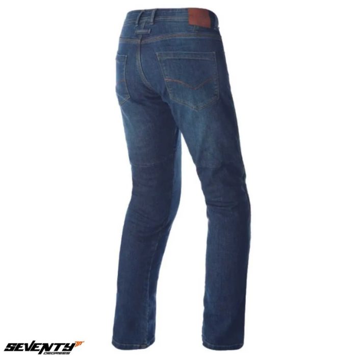 Blugi (jeans) moto barbati Seventy model SD-PJ10 tip Regular fit culoare: albastru